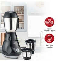 blinkit-Lifelong Power Pro 3 Jar 500W Juicer Mixer Grinder (LLMG23, Black) (Black)