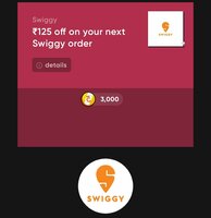 CRED × Swiggy Food - Flat 125 Off on Mov of 249/899