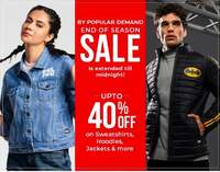 Souled Store - End of Season sale : Upto 40% off on Sweatshirt, Hoodies and Jackets 