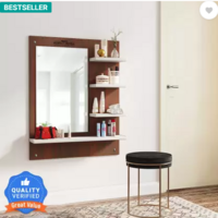  Homes Grace : Engineered Wood Dressing Table (Finish Color - , Walnut, White)