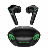 pTron Bassbuds Viper in-Ear TWS Earbuds, AptSense 40ms Gaming Latency, TruTalk AI-ENC Call, 32H Playtime