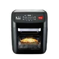 Pigeon by Stovekraft Air Fryer Oven 12L | 1800W | 2-in-1 Appliance - AirfryerOTG | Digital Touchscreen | 9 Preset Menu | Air Fry, Bake, Broil, Toast, Defrost (Black) | With Rotisserie | 7 Accessories