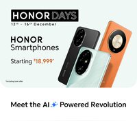 Honor Days Smartphones Starting Rs.18999 | 12-16 Dec 