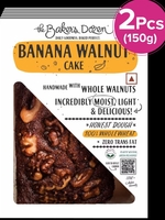 Instamart- The Baker's Dozen Banana Walnut Cake 100% Whole Wheat No Maida(150g*2)