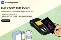 ₹500 Amazon GV on first Tap & Pay via Samsung Wallet (User Specific)
