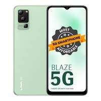 Lava Blaze 5G (Glass Green, 6GB RAM, UFS 2.2 128GB Storage)| Segment's Most Affordable 5G Smartphone| Ultrafast Mediatek D700 | 50MP AI Triple Camera | 5000 mAh | 6.5" HD+ 90 Hz Display | Clean UI

Amazon's

