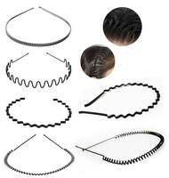 BHARATGAURAV  5pcs Unisex  hair bands metal for boy mens sports with Free box

