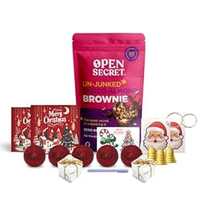 Open Secret Christmas Gift Hamper | Combo of 17 items - Brownie, Keychain, Card, Pen, Ornaments | Gifts, Gifts for Christmas, Corporate Gifts, Secret Santa Gifting