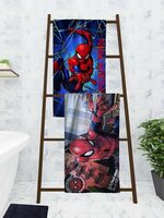 Athom Living Marvel Spiderman Kids Bath Towel 60x120 cm Pack of 2