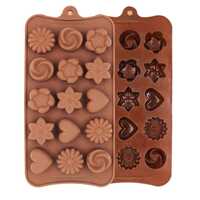 Stewit Chocolate Silicon Mould, Random Design Chocolate Mould for Baking Making Chocolates