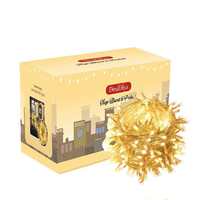 DesiDiya® 35 Feet Long LED Power Pixel Serial String Light, 360 Degree Light in Bulb | Copper Led Pixel String Light for Home Decoration,Diwali,Christmas(Warm White) Pack of 1

