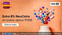 TataNeu × 1mg | Extra 8% NeuCoins on orders above Rs 1199