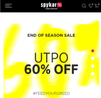 Spykar - End of Season Sale | Upto 60% off + Extra 15% off