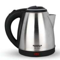 MAHARAJA WHITELINE Black Stainless Steel Kettle 1.5 Litres. ||appliances &  more with extra 20 % coupon 