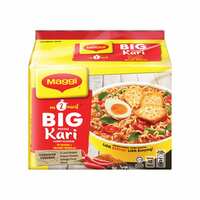 Maggi 2 Minit BIG KARI [Curry Flavor] Noodles 530g Pack (Imported), The Product of Malaysia
