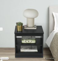 Nara Bedside Table in Wenge Finish