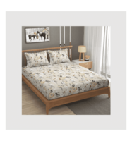 Furnofy Flat - Double/Queen Bedsheet (Location Specific)