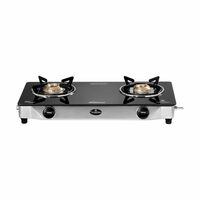Sunflame Diamond 2 Burner Gas Stove | Ergonomic Knobs 