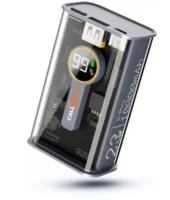Callmate 10000 mAh 23 W Power Bank  (Transparent, Lithium-ion, Fast Charging, Power Delivery 3.0 for Mobile)
