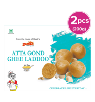 Daadi's Atta Goond Laddoo Pure Ghee 200 g x 2 (Location Specific)