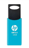 HP -  64 GB 712w USB 3.2 Flash Drive (Blue)