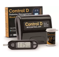 Control D : Diabetes Care Kit Glucometer  (Black)