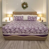 Status Contract -2024 Cotton Rich Double Bedsheet with 2 Pillow Covers for Bed Room