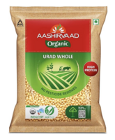 Fresh Aashirvaad Organic Urad Dal (Whole), 1kg [location specific]