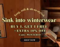 Zivame  Sink into Winterwear Sale Buy 1 Get 1 Free + Extra 10% off + Combo offers