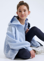 Zip-through sports hoodie in DryMove™