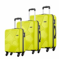 Safari : (Pp) Pentagon Hardside Small, Medium & Large Size Luggage (Set of 3) (Yellow)