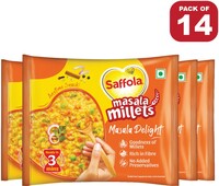 Saffola Millets Masala Delight - Pack of 14 x35gm Each (490gm)