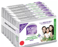 BOROPLUS : Antiseptic Moisturising Soap 6x125g and Dabur Honitus Hot Sip