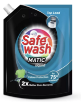 Grocery SafeWash Matic Top Load Premium Pouch Liquid Detergent 2 L [location specific]