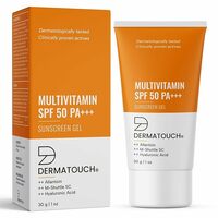 DERMATOUCH Multivitamin Spf 50 Pa+++ Sunscreen Gel For All Skin Types