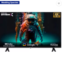 MOTOROLA EnvisionX 140 cm (55 inch) QLED Ultra HD (4K) Smart Google TV with Dolby Vision and Dolby Atmos 