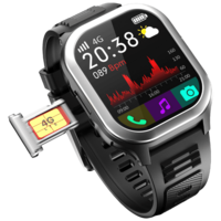 FIRE-BOLTT 4G Pro GPS+4G SIM Wristphone (51.3mm HD Display, In-built GPS, Black Strap)
