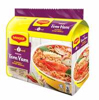 Maggie 2 Minit TOM YAM [ Tom Yam Flavor ] Noodles 400g (Imported), The Product of Malaysia