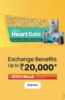 Croma Add to Heart Sale - Up to Rs 20,000 Exchange Benefits + 10% Instant Bank Offers (20th - 26th December)