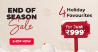 Petsy - End Of Season Sale - 4 Holidays Favourites For Just Rs 999