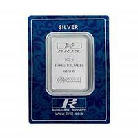 Bangalore Refinery 999 Silver Bar 100g