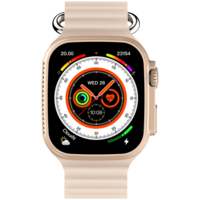 Fire - Boltt Warrior Smartwatch with Bluetooth Calling (49.7mm TFT HD Display, IP67 Water Resistant, Rose Gold Strap)