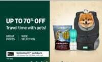 Amazon - Upto 70% Off Travel With Pets Deals 