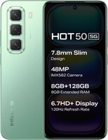 [Lowest] Infinix Hot 50 5G (Sage Green, 128 GB) (8 GB RAM)