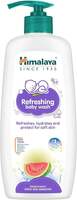 Himalaya Refreshing Baby Wash 400ml | No tears formula |with Watermelon, Neem & Lemon| Keeps baby's skin cool & fresh