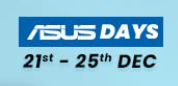Amazon - Asus Days: Upto 60% off + Extra 6000 Instant Discount