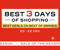 Lifestyle - Best 3 Days of Shopping Sale | Upto 70% off + Extra 12% off and more