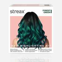 Streax Hair Colour Highlight Kit | Green Hair Colour, Forest Green - Pack of 1