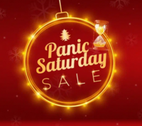 Panic Saturday Sale | Minimum 40% off + Extra 20% off + Extra 10% off SBI bank offer