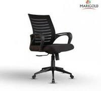 Marigold Orbit Mid-Back Office Chair with High-Quality Material Mesh, Fabric Office Executive Chair (Black, DIY(Do-It-Yourself))